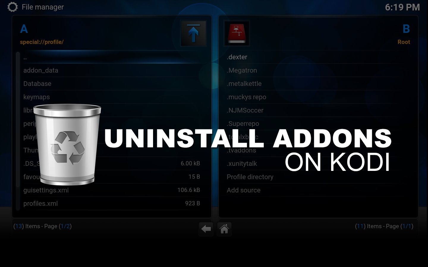 Read more about the article Fully Uninstall an Addon on Kodi